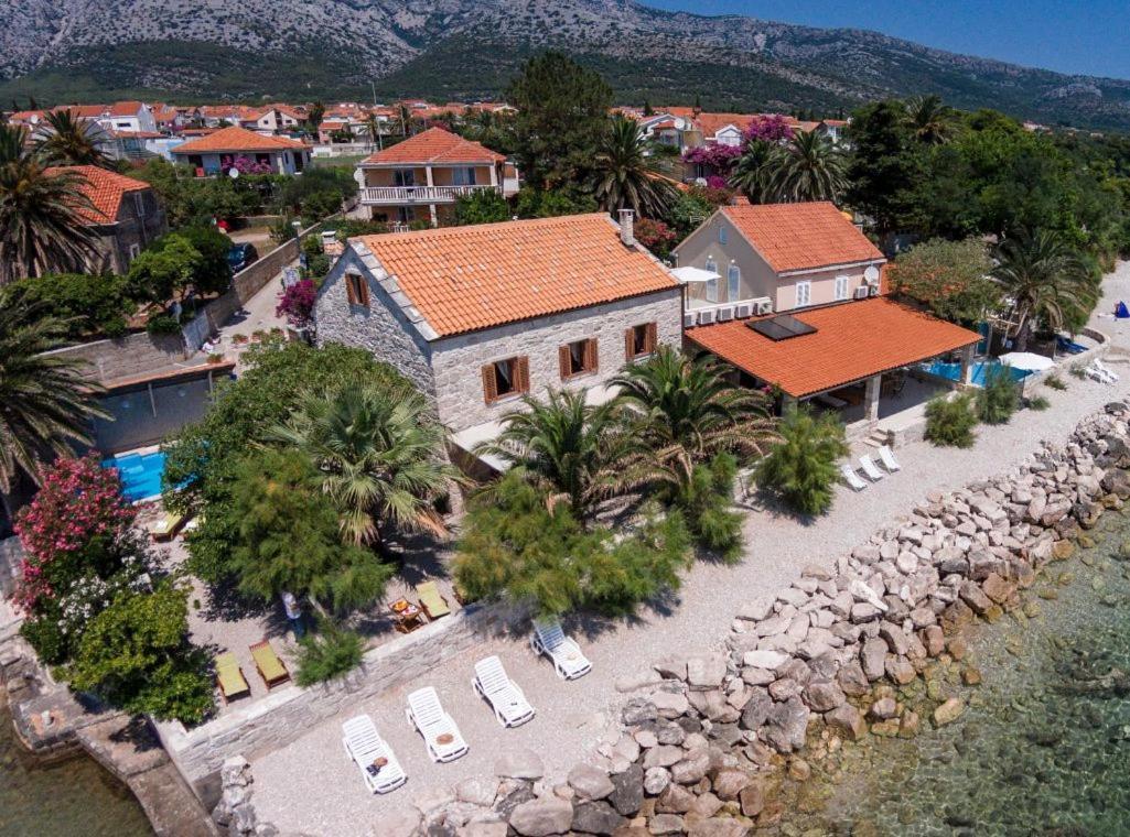 Luxury Beachfront Villa Mare With Private Pool At The Beach Orebic - Peljesac Dış mekan fotoğraf