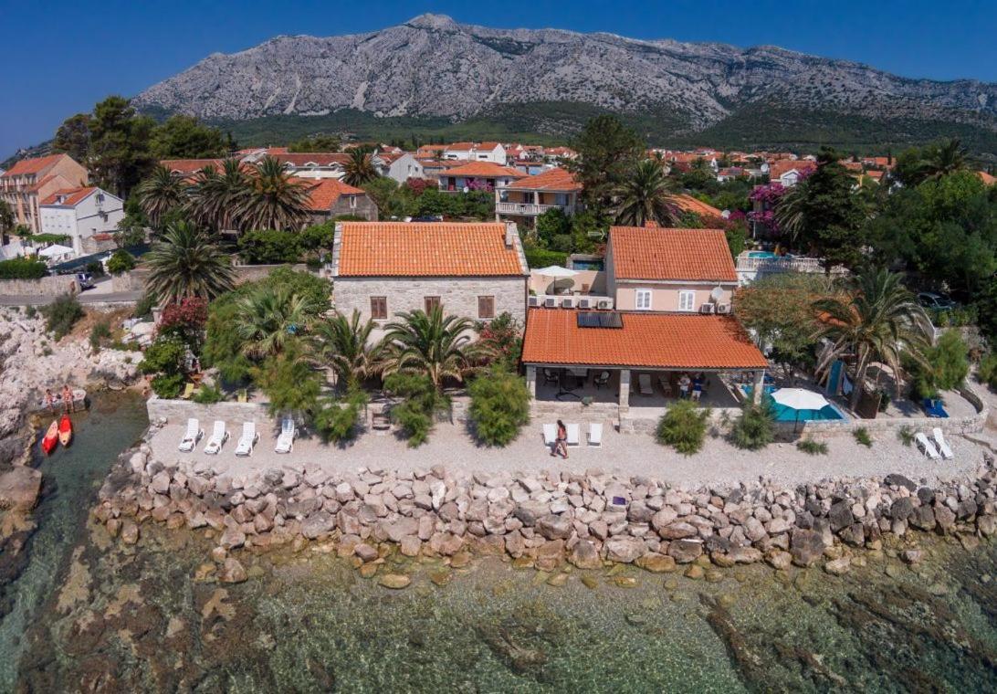 Luxury Beachfront Villa Mare With Private Pool At The Beach Orebic - Peljesac Dış mekan fotoğraf